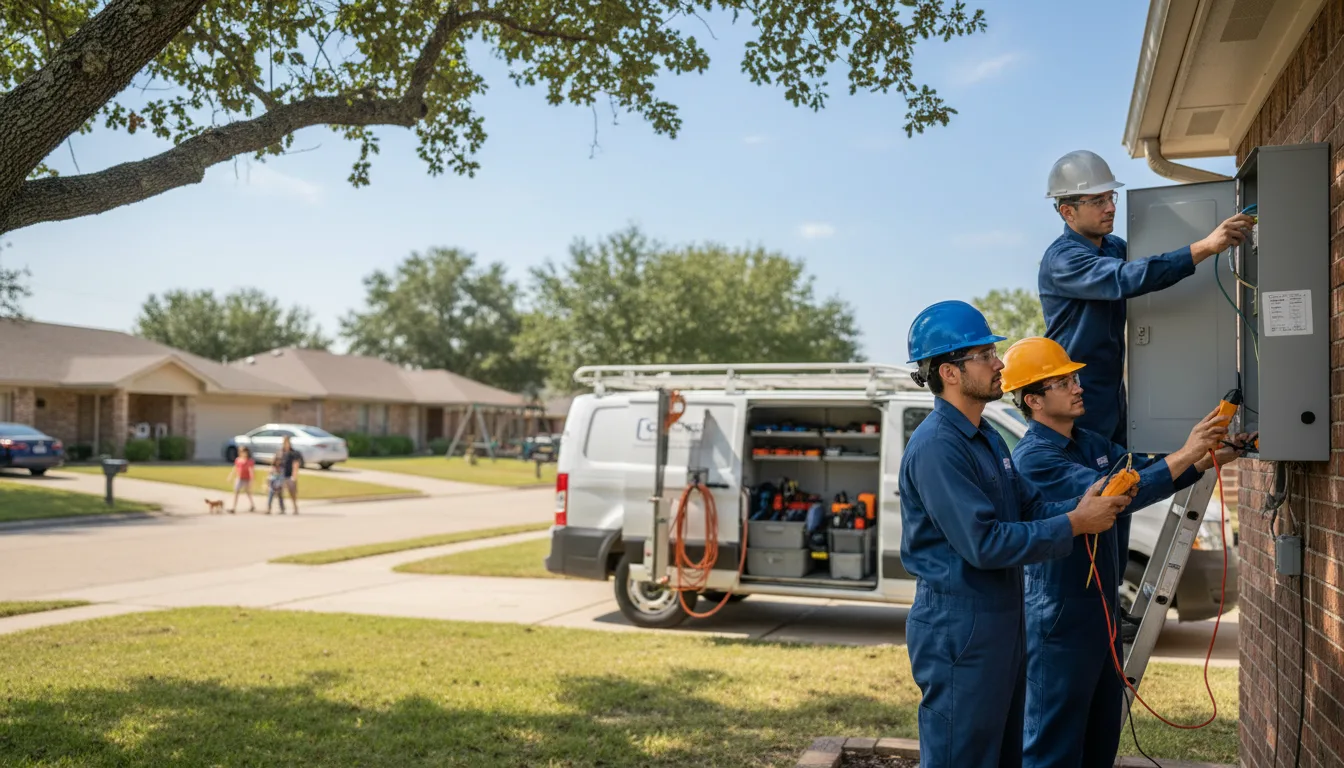 Certified electrician providing emergency electrical services in Dunning, NE